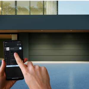 To stop water flow when you're not at home, using Shelly Plus 1