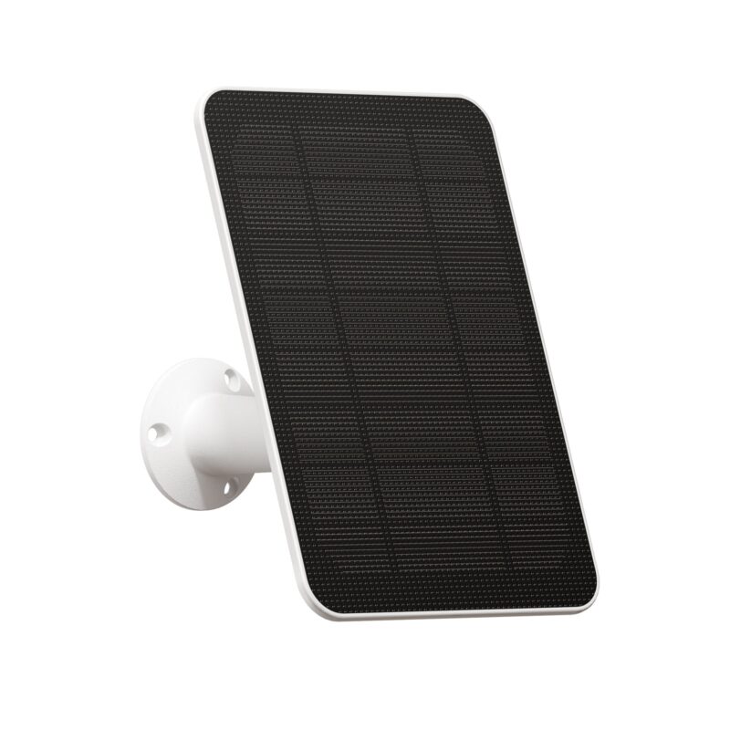 Buy the Solar Panel for Outdoor Cam from SwitchBot to enjoy a non-stop power supply with 5W output. Charge effortlessly with solar energy and eliminate frequent recharging. Built waterproof for all-weather use, this solar panel ensures reliable performance from -4°F to 122°F. Install easily with a 360° rotation and 90° tilt adjustable bracket. Order now for hassle-free outdoor security!: Smart Energy & Power Management