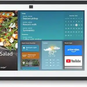We want you to know Wall mount included. Premium Adjustable Stand sold separately. If you have wall mounted your Echo Show 15 (1st Gen), the same mount can be used for Echo Show 15 (2nd Gen) or Echo Show 21. 5' power cord included. 6' and 10' extension cords sold separately. Widgets allow for personalized information at a glance and quick access to Alexa features. Only widgets selected from the widget gallery can be shown on the home screen. Apps like Netflix can be installed for Fire TV. Alexa+ will only be available in English in the US. Device language must be set to “English United States.” Alexa+ will not initially be available in portrait mode.