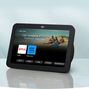 With its vibrant 8-inch HD screen and powerful speakers, this device brings your favorite content to life while keeping you connected. Powered by Alexa, it offers hands-free control over your smart home devices, music streaming, video calling, and more. Its sleek design seamlessly blends into any room, making it perfect for your living room, kitchen, or home office.
