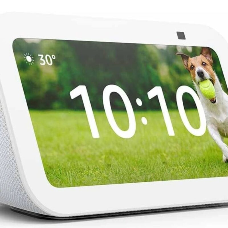 With its vibrant 5.5-inch screen and crisp speakers, this device offers immersive entertainment and convenient communication. Powered by Alexa, you can effortlessly control your smart home, set reminders, check the weather, and more with just your voice. Its sleek design fits seamlessly into any room, making it perfect for your bedside table, kitchen counter, or desk.