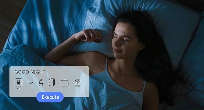 Control multiple devices at the same time. Remote is now able to trigger scenes, allow you to control multiple devices and automate them all with just one click. (SwitchBot app version 6.19, SwitchBot Remote Firmware version 4.5 required)