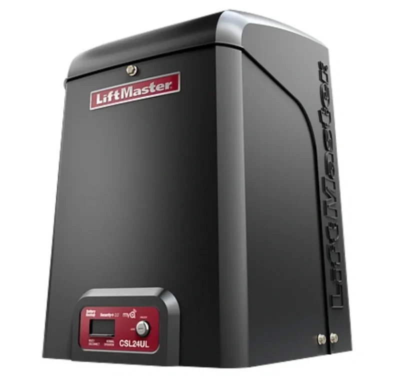 CSL24ULWK 24VDC High Traffic Commercial Slide Gate Operator With Lmwekitu Wireless edge kit