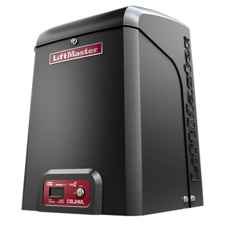 CSL24ULWK 24VDC High Traffic Commercial Slide Gate Operator With Lmwekitu Wireless edge kit